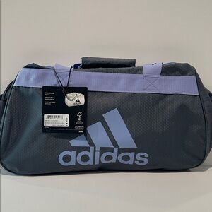 NWT Adidas Crossbody Ladies Gym Bag with lots of room inside.
